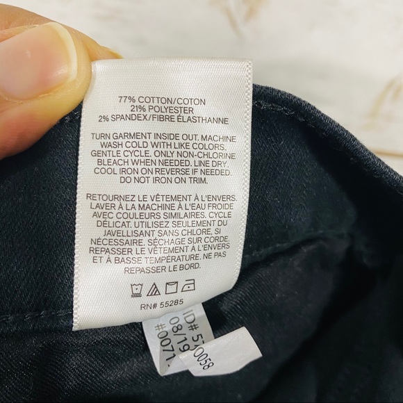 High Waisted Denim Perfect Beaded Ankle Leggings - Picture 8 of 8